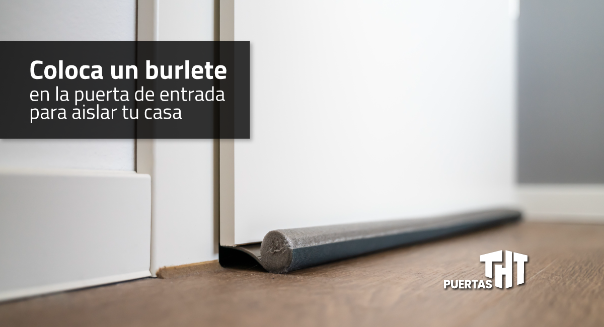 como colocar burlete en puerta